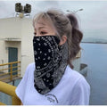 Sunscreen Mask Female Full Face UV Protection Ice Silk...