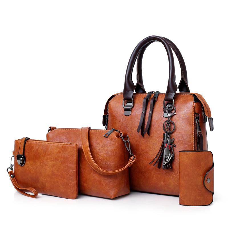 4in1 Designer Leather Handbag