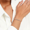 Zirconia Bead Bracelet
