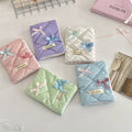 Bow shaped passport holder card holder document storage bank card