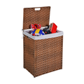 Lidded Rattan Hamper