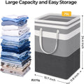 Collapsible Fabric Laundry Hamper Clothing Storage Basket Multi-purpose Organizer...