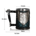 Viking beer mug and mug resin craft ornaments