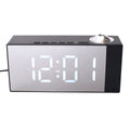 Mirror LED projection clock Multifunctional clock Bedhead plug in clock