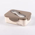 Japanese style simple portable compartment lunch box microwaveable lunch box