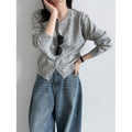 Lace West  Polka Dot Knit Cardigan for Women