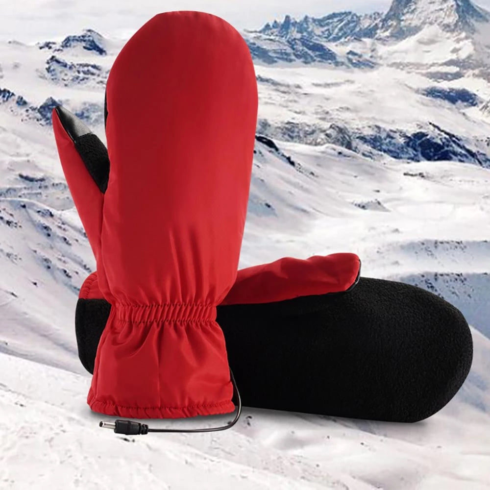 USB Electric Gloves Warm Heated Windproof Gloves