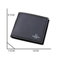 Men's Wallet Short College Student Wallet With Zipper Wallet...
