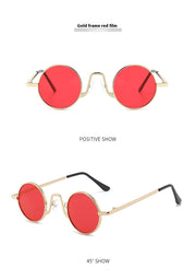 Retro Hip Hop Sunglasses Small Frame Round