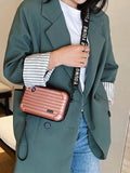 PC hard shell toiletry bag 7-inch shoulder crossbody bag...