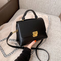 Oxblood Top-Handle Bag