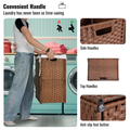Lidded Rattan Hamper