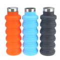 Water Bottle Portable Silicone Retractable Folding Water Bottle Outdoor...