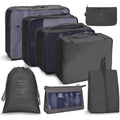 8Pcs/set Packing Cubes Luggage Organizer Bags Travel Suitcases Organizers...