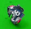 Anime peripheral skeleton jewelry ring