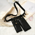 Women Waist Pack Leather Fanny Pack Luxury Women Belt...