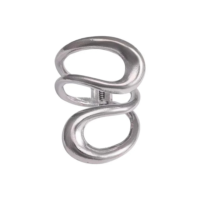 Exaggerated Creative Asymmetric Open Drop Choker Necklace
