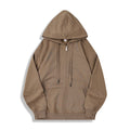Hooded zipper long sleeved sweatshirt