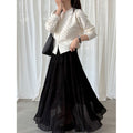 Lace West  Polka Dot Knit Cardigan for Women