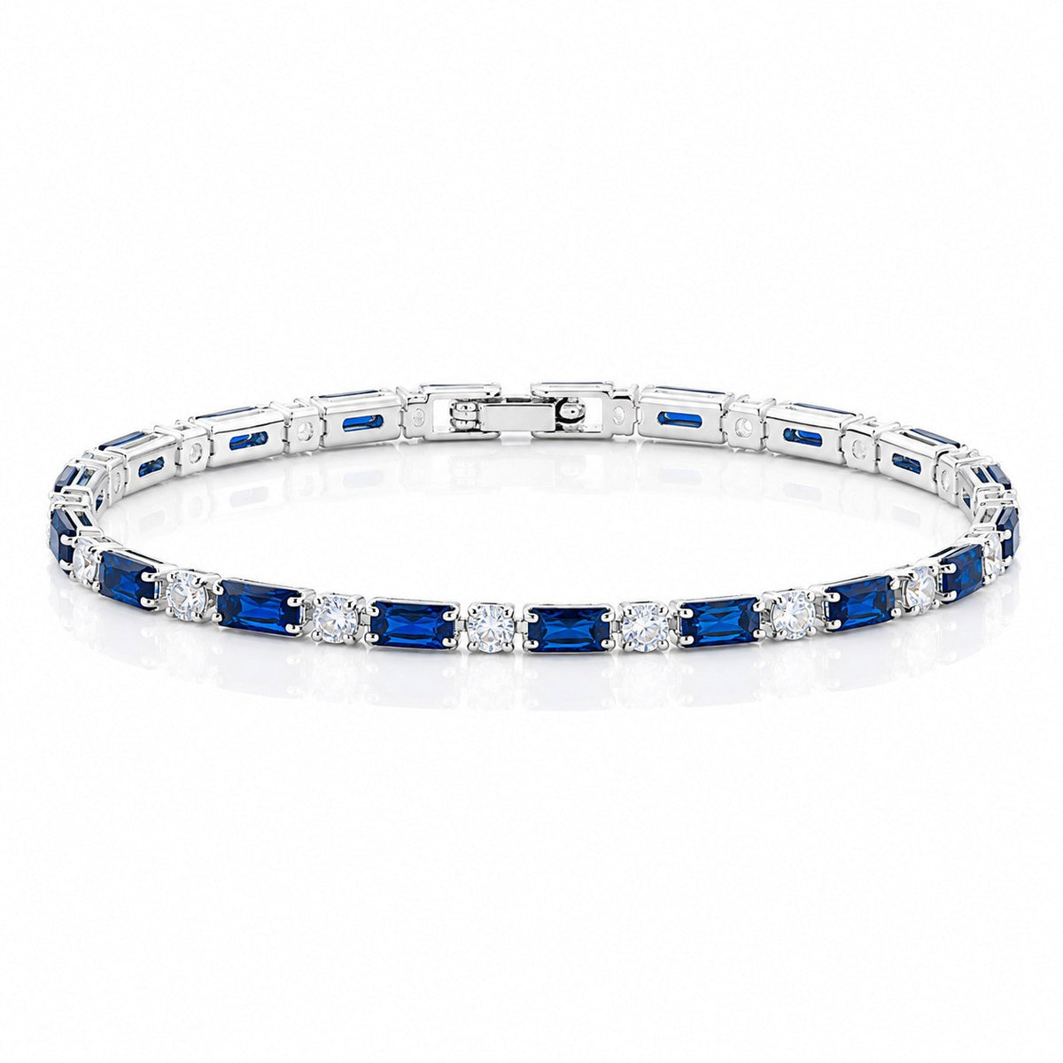 Hip Hop Tennis Zircon Chain Bracelet for Men and Women, Simple Fashion Jewelry