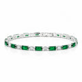 Hip Hop Tennis Zircon Chain Bracelet for Men and Women