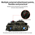 Men's Fishing Backpack: Equipped with bait box