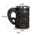 Pirate beer mug large mug resin ornament
