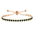 Hip Hop Tennis Zircon Chain Bracelet for Men and Women