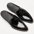 Men's Baotou Genuine Leather Half Slippers