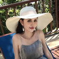 Women's Foldable Wide-Brim Sun Hat