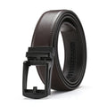Genuine leather belt men's automatic buckle belt cowhide belt...