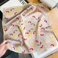 Cashew Fashion Silk Square Scarf Women's Mulberry Silk Scarf...