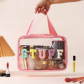 Clear Waterproof Makeup Bag