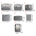 Waterproof Travel Tote System Durable 7 Pieces One Set...