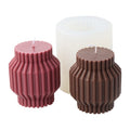 Striped Silicone Candle Mold