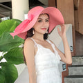 Women's Foldable Wide-Brim Sun Hat