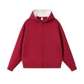 Color blocked zipper cardigan jacket