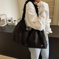 Ruched Shoulder Tote