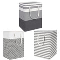 Collapsible Fabric Laundry Hamper Clothing Storage Basket Multi-purpose Organizer...