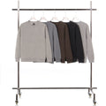 Loose fit crew neck long sleeve sweatshirt