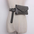 Rivets Waist Pack Luxury Designer Fanny Pack Small Women...