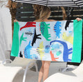 Compact Beach Towel Quick Drying Summer Vocation Yoga Towel...