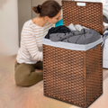 Lidded Rattan Hamper
