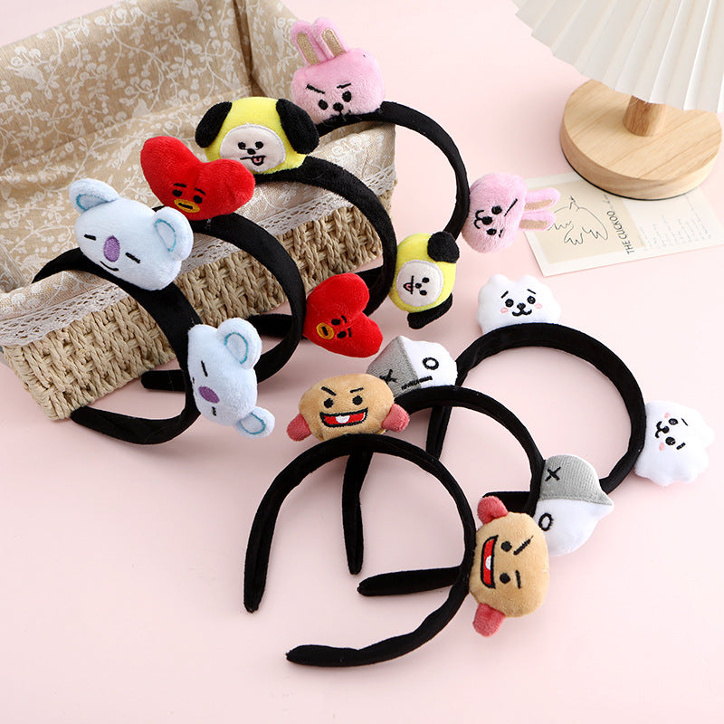 Plush doll headband