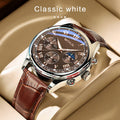 Business Watch Quartz Sports Watch Leisure Belt Men's Watch...
