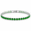 Hip Hop Tennis Zircon Chain Bracelet for Men and Women
