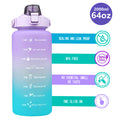 2L Time-Scale Water Bottle