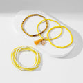 Handwoven tassel anklet for women