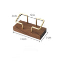 Wooden Brass Card Holder Metal Card Holder