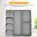 Cutlery Organizer Kitchen Drawer Organizer Tray Spoon Cutlery Separation...